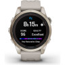 Часы GARMIN FENIX 7S PRO – SAPPHIRE SOLAR EDITION SOFT GOLD WITH LIGHT SAND BAND 010-02776-15