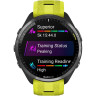 Часы GARMIN FORERUNNER 965 CARBON GRAY DLC TITANIUM BEZEL WITH BLACK CASE AND AMP YELLOW/BLACK SILICONE BAND 010-02809-12