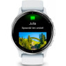Часы GARMIN VENU 3 SILVER STAINLESS STEEL BEZEL WITH WHITESTONE CASE AND SILICONE BAND 010-02784-00