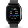 Часы GARMIN VENU SQ 2 – MUSIC EDITION SLATE ALUMINUM BEZEL WITH BLACK CASE AND SILICONE BAND 010-02700-10