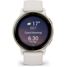 Часы GARMIN VIVOACTIVE 5 CREAM GOLD ALUMINUM BEZEL WITH IVORY CASE AND SILICONE BAND 11436