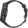 Смарт-часы GARMIN FENIX 8 – 51 мм, AMOLED Sapphire, титан с DLC-покрытием Carbon Gray и силиконовым ремешком черного/серого цвета 010-02905-21